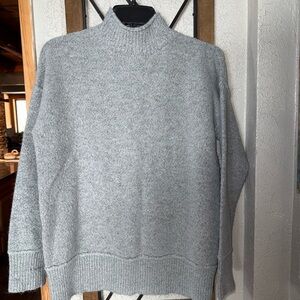 Architect women’s Turtleneck Sweater in Light Gray